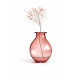 Warm Design GülKurusu Kabartmalı Gül Vazo Salon Konsol Sehpa Dekoru GülKurusu
