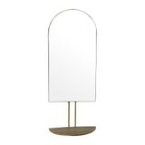 Warm Design Metal Çerçeveli Raflı Duvar Aynası