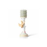 Warm Design Renkli Kuş ve Ağaç Mumluk Salon Yemek Masası Konsol Dekoru Renkli 27 x 11