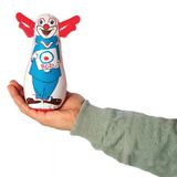 WARM FUZZY Oyuncaklar Orijinal 7 inç Bozo Palyaço Şişme 3 Boyutlu Bop Çanta 3+ Yaş ve Evde, Ofis Masasında ve Enerji/Stres Rahatlatıcı Olarak Harika Çalışır