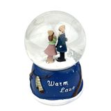 Warm Love Işıklı Kar Küresi Küçük Boy Lacivert