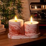 Warm Touch – Kiremit Mum & Dekoratif Tepsi Set