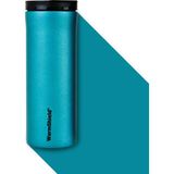 WarmShield Warmshield® Çift Katmanlı Paslanmaz Çelik Termos Bardak 400 ml ( Kahve Çay Termosu ) - Turkuaz