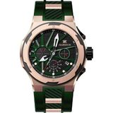 Warren Marrison MR25007-D Quartz Erkek Kol Saati - Rose Gold - Siyah