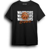 Warrior Basketbol Baskılı Özel Tasarım Tişört Basketball T-Shirt BASKLL2006 - XL - Siyah