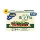 Wasa Glutensiz Gevrek Ekmek 2'li 18 Dilim Vegan ve Laktozsuz İçerik ile Sağlıklı Seçim