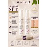 Wasco Elegance Tüy Süt 2'li Set 50 ml + 50 ml | Epilasyon Sonrası Tüy Azaltıcı | Tüy Görünümünü Azaltmaya Yardımcı | Unisex wascotüyazaltıcı222