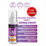 wasco Yaşlanma Karşıtı Spf50+ Kolajenli Güneş Kremi (collagen-panthenol-hyaluronic Acid) 50ml