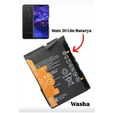 WASHA Forefo Mate 20 Lite Batarya Huawei P10 Plus / Mate 20 Lite Uyumlu Mucize Batarya Pil 3750 Mah