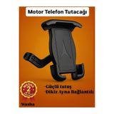 WASHA Yüksek Kalite Metal Dikiz Ayna Bağlantılı Otomatik Motosiklet Motor Telefon Tutucu Motorsiklet