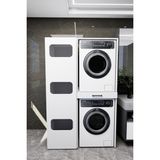 Washbox Banyo Kirli Sepetli Çamaşır Makinası Dolabı ve Kurutma Makinası Dolabı Beyaz
