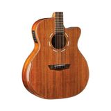 Washburn WCG55CE Comfort Serisi Elektro Akustik Gitar (Profesyonel - Ergonomik Seri) | Masif Koa Görünümü
