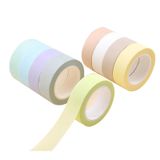 Washi Bant 10 Adet Çok Renkli 10M DIY Karalama Defteri Etiket Maskeleme Bandı(Light red)