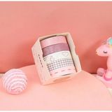 Washi Desenli Bant Baskılı Yapışkanlı Maskeleme Kağıdı Desenli 5 Adet