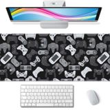 Wasica Video Oyun Denetleyicisi Desenli Büyük Oyun Mouse Pad Klavye Masa Pedi Genişletilmiş Mouse Pad Oyun Ofis Dekoru, PC Dizüstü Bilgisayar Fare Altlıkları Büyük (80 x 385 cm) Dikişli Kenarları Kaymaz