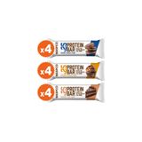 Waspco Bitter Çikolata Kaplı Protein Bar Karma Kutu 36G x 12 Adet 3 Çeşit