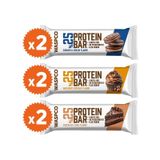 Waspco Bitter Çikolata Kaplı Protein Bar Karma Kutu 36G x 6 Adet 3 Çeşit