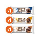 Waspco Bitter Çikolata Kaplı Protein Bar Tanışma Paketi 3 Çeşit