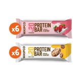Waspco Protein Bar Karma Kutu 40 G 12 Adet Çilekli Ve Kurabiye Aromalı