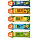 WASPCO Yüksek Protein Bar 50g 10 Adet Karma Kutu 5 Çeşit Yüksek Protein İçeren Sağlıklı Atıştırmalık