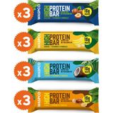 Waspco Yüksek Protein Bar 50g Karma Kutu 12 Adet 4 Çeşit 15 Gram Protein İçeren Sağlıklı Atıştırmalık