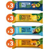 Waspco Yüksek Protein Bar 50g Karma Kutu 12 Adet (4 Çeşit)