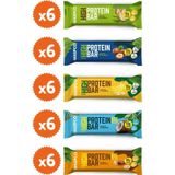 Waspco Yüksek Protein Bar Karma Kutu 50 G x 30 Adet 5 Çeşit