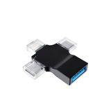 WASRUYI USB OTG Adaptörü USB-A Dişi Tip C Mikro Yıldırım Erkek Aksesuarları Kamera Kart Okuyucu Fare Klavye Flash Sürücü Android Thunderbolt Apple iPhone 13 12 11 Pro Max 8 iPad Samsung LG ile Uyumlu