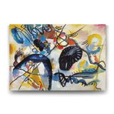 Wassily Kandinsky - Mostra Vercelli Tablosu - 60x40cm