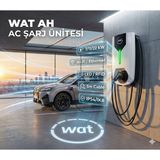 Wat AC006 Akıllı Ac Ev Şarj Istasyonu 7/11/22 Kw (Wi-Fi + Ethernet, Ocpp 1.6j, Type 2 Soket/kablolu)