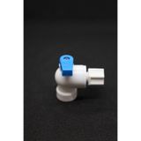 Watalina 6mm PAE Tank Vanası, 1/4 Hortum Bağlantılı, NSF Onaylı, Tezgah Altı Su Arıtma Cihazları ile Uyumlu