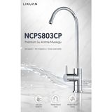 Watalina Premium Su Arıtma Musluğu Krom Tek Kollu Nsf Sertifikalı NCPS803CP - Gümüş