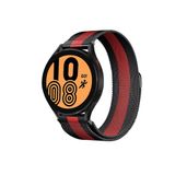 Watch 20mm Metal Mıknatıslı Kordon (saat Değildir) - Siyah-kırmızı