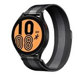 Watch 20mm Metal Mıknatıslı Kordon - Siyah-Beyaz