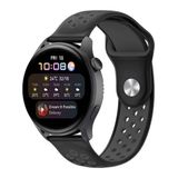 Watch 20mm Spor Delikli Kordon - Lacivert-Siyah