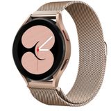 Watch 22mm Metal Mıknatıslı Kordon - Metalik Gold-Mavi
