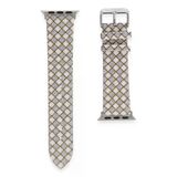 Watch 38Mm Karo Motif Kordon - Lila