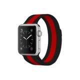 Watch 38Mm Metal Mıknatıslı Kordon (Saat Değildir) - Siyah-Kırmızı