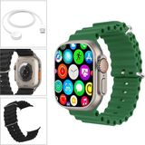 Watch Akıllı Saat Ios Androıd Kablosuz Şarj Bluetooth Watch Ultra - Asker Yeşili