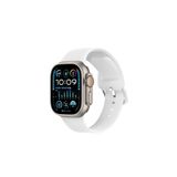Watch Çizgili Silikon 38 40 41mm Uyumlu 7 Kademeli Sade Saat Kordonu Beyaz