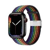 Watch Fit 2 Likralı Kumaş Loop Kordon - Siyah - Gökkuşağı