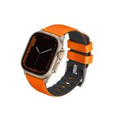 Watch Linus Serisi 49Mm - 46Mm -45Mm- 44Mm Ultra 2/1 Seri 10/9/8/7/Se2/Se/6/5/4 Kordon Kayış Uyumlu Volt Orange
