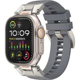 Watch Of Royal Apple Saat Kordonu Gri Ultra 2 49mm bant 42mm 44mm 45mm Correa bilezik için IWatch serisi 9 8 7 6 5 4 Se 3 2