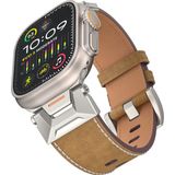 Watch Of Royal Apple Saat Kordonu Light KAHVERENGİ Crazy Horse Ultra 2 49mm bant 42mm 44mm 45mm Mecha bilezik için IWatch serisi 9 8 7 6 5 4 Se 3 2