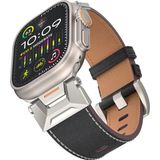 Watch Of Royal Apple Saat Kordonu SİYAH Napa Ultra 2 49mm bant 42mm 44mm 45mm Mecha bilezik için IWatch serisi 9 8 7 6 5 4 Se 3 2