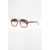 Watch Of Royal ROYAL EYEWEAR RE0039 METALİK LEOPAR GÜNEŞ GÖZLÜĞÜ