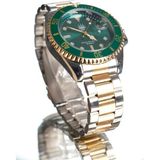 Watch of Royal Titan Silver Gold Yeşil Kol Saati