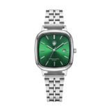 Watch Of Royal Valenza Kadın Classic Time Silver Green Kol Saati