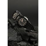 Watch of Royal Vector Rose Black Çelik Kol Saati - Altın