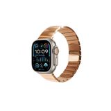 Watch Paslanmaz Mıknatıslı Baklalı Çelik Metal Saat Kordonu 38 40 41mm Uyumlu Gold Altın Rengi
